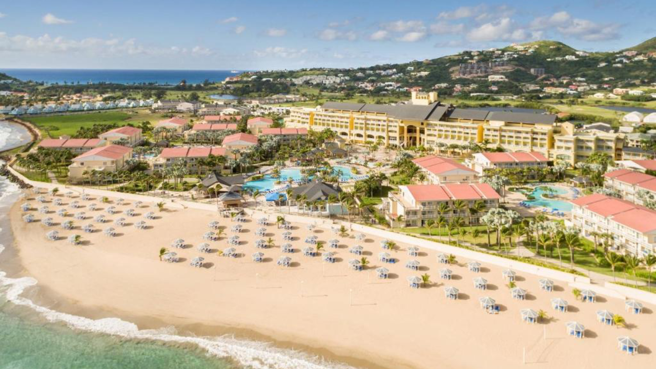 beach at St Kitts Marriott